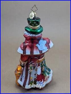 2006 Christopher Radko Legendary Leaps & Boughs 1012756 7 Glass Ornament Santa