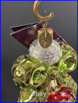 2007 Christopher Radko Bells Of Cedar Hill Late Night Delivery Santa Ornament