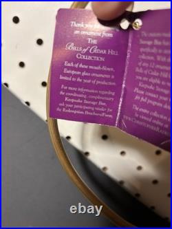 2007 Christopher Radko Bells Of Cedar Hill Late Night Delivery Santa Ornament