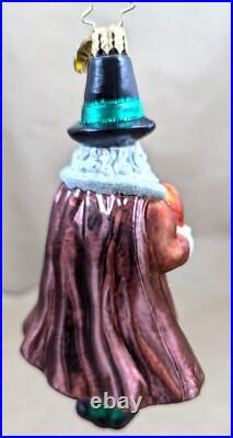 2012 Christopher Radko Mr. Pilgrim 1016161 6 Glass Thanksgiving Ornament