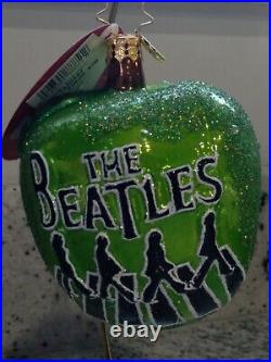 2014 Christopher Radko Beatles Apple Ornament Come Together