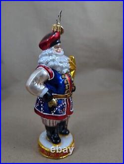 2014 Christopher Radko Family Heritage 1017422 Glass Ornament 6.5 Poland Santa