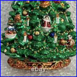 2015 Christopher Radko TREASURED TREE TRIMMINGS Large Christmas Tree Ornament 9