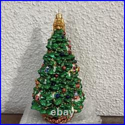 2015 Christopher Radko TREASURED TREE TRIMMINGS Large Christmas Tree Ornament 9