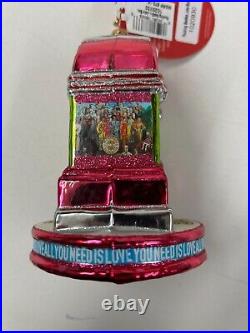 2018 Christopher Radko Christmas Ornament Rocking Beatles Juke Box #1020930