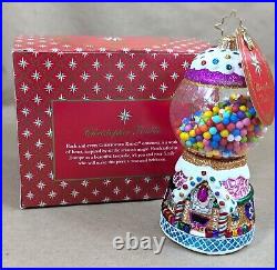 2019 Christopher Radko Gumball Goodies 1020027 6 Glass Christmas Ornament