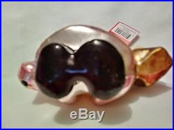 20th Anniversary Christopher Radko Bloomies Shopper Muffy Glass Ornament 5.50