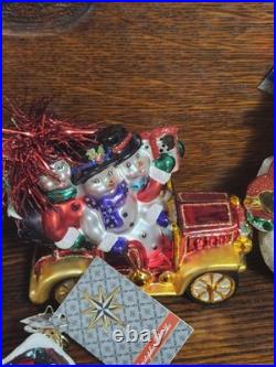 6 Christopher Radko Christmas Ornaments Such Beautifully Made Pieces Of Art