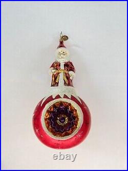 8 CHRISTOPHER RADKO WINTER WONDER NICHOLAS CHRISTMAS ORNAMENT vintage rare