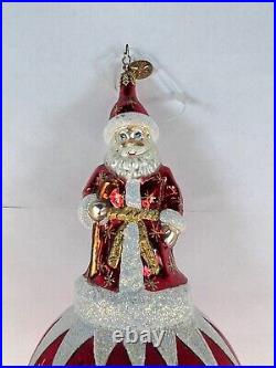 8 CHRISTOPHER RADKO WINTER WONDER NICHOLAS CHRISTMAS ORNAMENT vintage rare