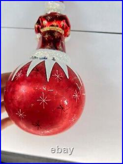 8 CHRISTOPHER RADKO WINTER WONDER NICHOLAS CHRISTMAS ORNAMENT vintage rare