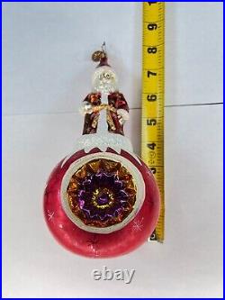 8 CHRISTOPHER RADKO WINTER WONDER NICHOLAS CHRISTMAS ORNAMENT vintage rare