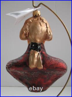 ALEXANDER HAMILTON Glass Ornament In Original Box, Radko, Broadway Themed, NEW