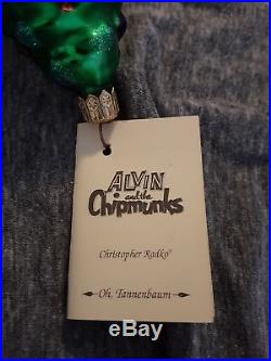 Alvin And The Chipmunks Christopher Radko Designer Ornament