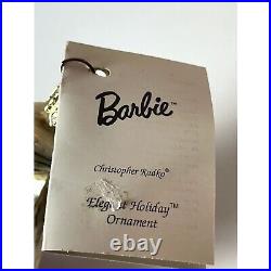 BARBIE Christopher Radko Doll Heart Glass Ornament In Box 1998 Rare