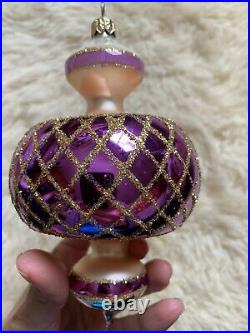 Beautiful Christopher Radko Glass Ball Christmas Ornament
