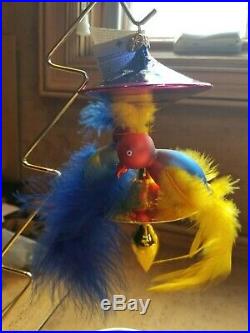 CHRISTOPHER RADKO 01-0933-0 BIRDS OF PARADISE GERMANYOrnament NEW withTag WOW