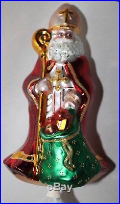 CHRISTOPHER RADKO 17 Bishop's Gifts FINIAL 2002 Christmas Ornament Tree Topper