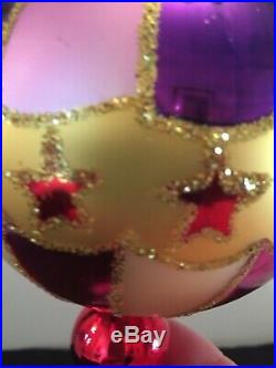 CHRISTOPHER RADKO 1996 CARNIVAL STAR Ornament Vintage New with tag