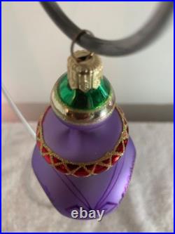 CHRISTOPHER RADKO, 1998 RAZZMATAZZ PURPLE TRIPLE REFLECTOR 7 a wonderful ornamen