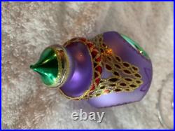 CHRISTOPHER RADKO, 1998 RAZZMATAZZ PURPLE TRIPLE REFLECTOR 7 a wonderful ornamen