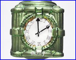 CHRISTOPHER RADKO 2000 Marshall Fields Clock Glass Christmas Ornament withTAG