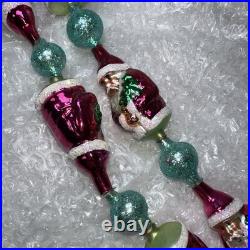 CHRISTOPHER RADKO 36 Garland SANTA DELUXE 96-292-0 In Box