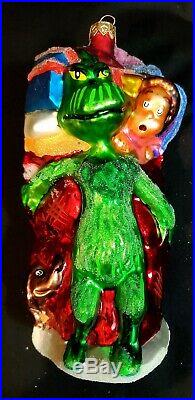 CHRISTOPHER RADKO DR SEUSS THE GRINCH AND WHOZITS 1997 ORNAMENT Rare