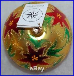 CHRISTOPHER RADKO HOLIDAY SPARKLE Christmas Ornament 93-144-0