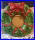 CHRISTOPHER_RADKO_LARGE_WALL_HANGING_RESIN_WREATH_DISPLAYS_ORNAMENTS_With6_SANTAS_01_rhb