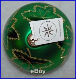 CHRISTOPHER RADKO RAINBOW SCARLETT Christmas Ornament 87-010-4 Green Ball
