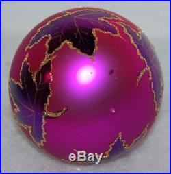 CHRISTOPHER RADKO RAINBOW SCARLETT Christmas Ornament 87-010-4 Purple Ball