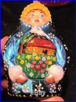 CHRISTOPHER RADKO Retired RARE 2004 KATRINA Glass Christmas Ornament NWT Poland