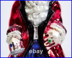 CHRISTOPHER RADKO Skull Duggery Halloween Pirate Christmas Ornament with Tag