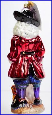 CHRISTOPHER RADKO Skull Duggery Halloween Pirate Christmas Ornament with Tag