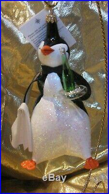 CHRISTOPHER RADKO TUXEDO JUNCTION ITALY VINTAGE ORNAMENT NEW withTag 99-409-0