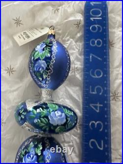 CHRISTOPHER RADKO VENETIAN GARDENS DROP ORNAMENT RARE VTG #99-438-0 New With Tag