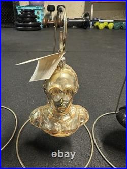 CHRISTOPHER RADKO Vader, Yoda, C3-PO, STAR WARS 1998 Glass Ornament Lot