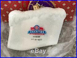 Chicago Cubs Christopher Radko Fly The W Limited Edition Xmas Ornament 413/1600