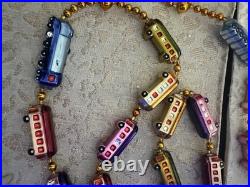 Christopher RADKO 1993 Christmas Express 70 Glass Garland 93-394-3 with Box
