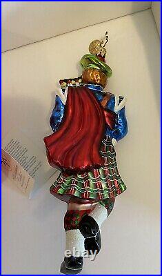 Christopher Radko 12 Days Of Christmas Ornament 11 Pipers Piping Mint In Box
