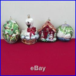 Christopher Radko 12 Days Of Christmas Ornaments Complete Set In Boxes