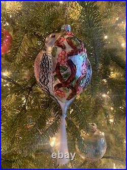Christopher Radko 12 Twelve Days of Christmas Two Turtle Doves 1994 Ornament