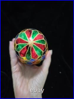 Christopher Radko 15th Anniv Triple Harlequin 00-1407-0 Ornament