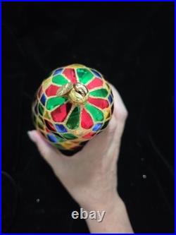 Christopher Radko 15th Anniv Triple Harlequin 00-1407-0 Ornament