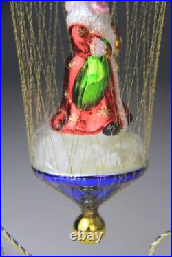 Christopher Radko 15th Anniversary BALLOONING SANTA 90-087-1 with Box & Tag
