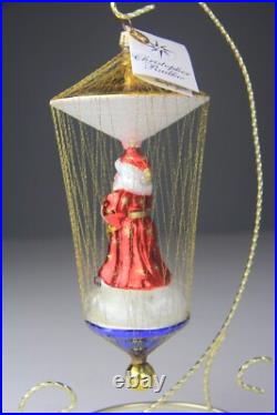Christopher Radko 15th Anniversary BALLOONING SANTA 90-087-1 with Box & Tag