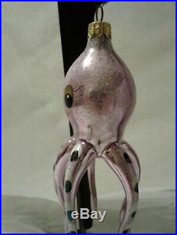 Christopher Radko 1993 Maxine Purple Octopus Christmas Ornament