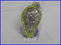 Christopher Radko 1995 Shifty Eyed Indian Chief Blown Glass Ornament