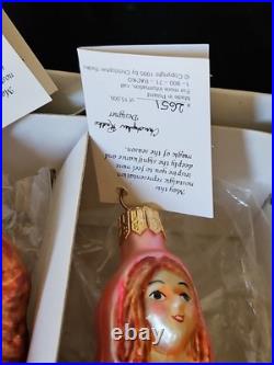 Christopher Radko 1996 HOLY FAMILY 3 Christmas Ornaments LTD ED. SPECIAL